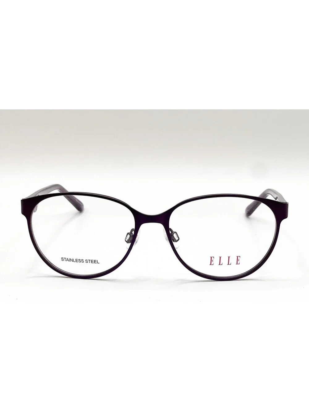 Elle EL13437 PU Purple Cat Eye Authentic Eyeglass Frames 53-15-135